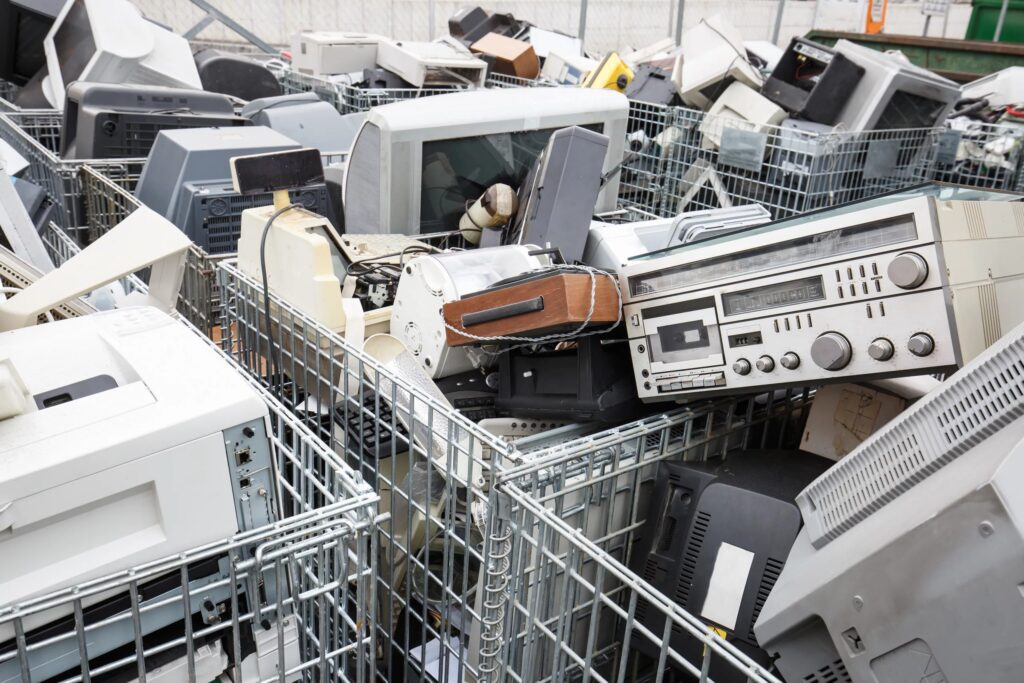Carts of Electronic Waste