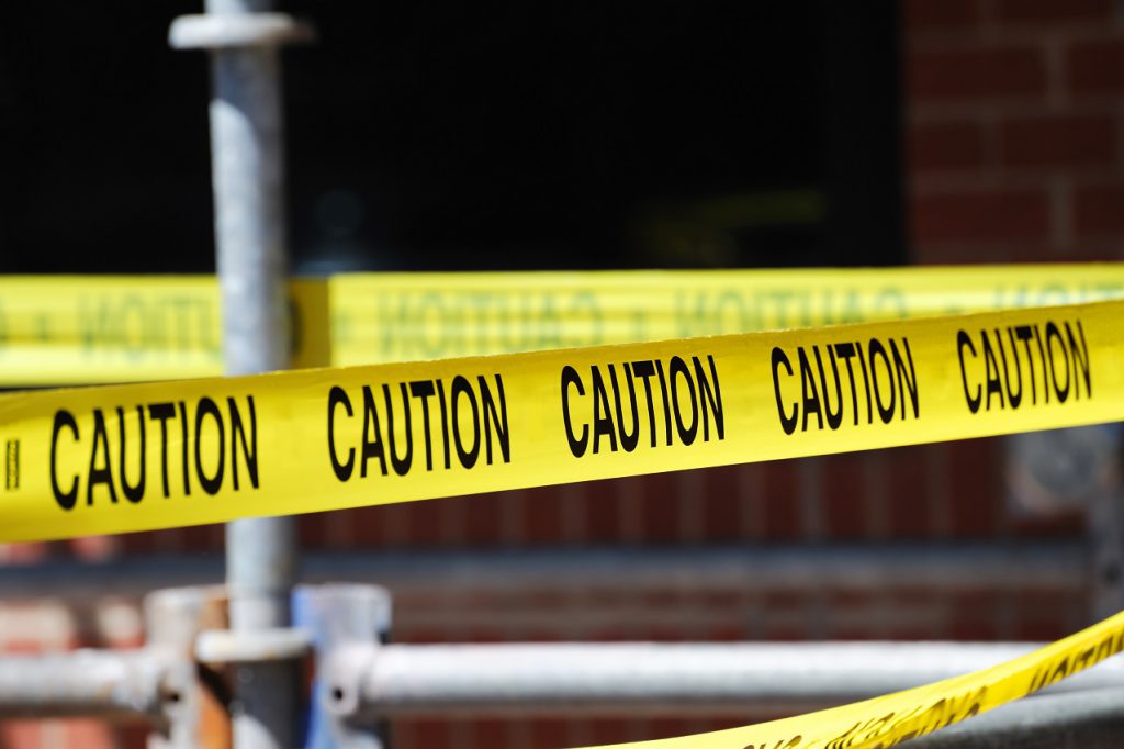 Caution Tape Can Prevent Workplace Injuries