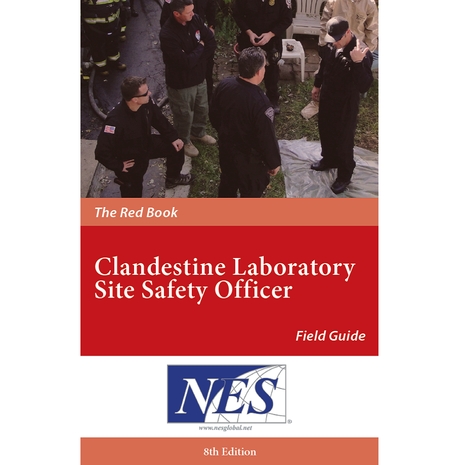 Clandestine Laboratory Site Safety Officer Field Guide (Red Book) – Laminated