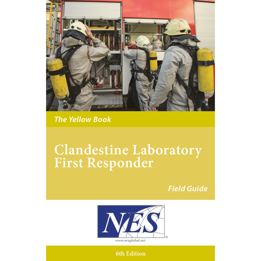 Clandestine Laboratory First Responder Field Guide (Yellow Book) – Laminated